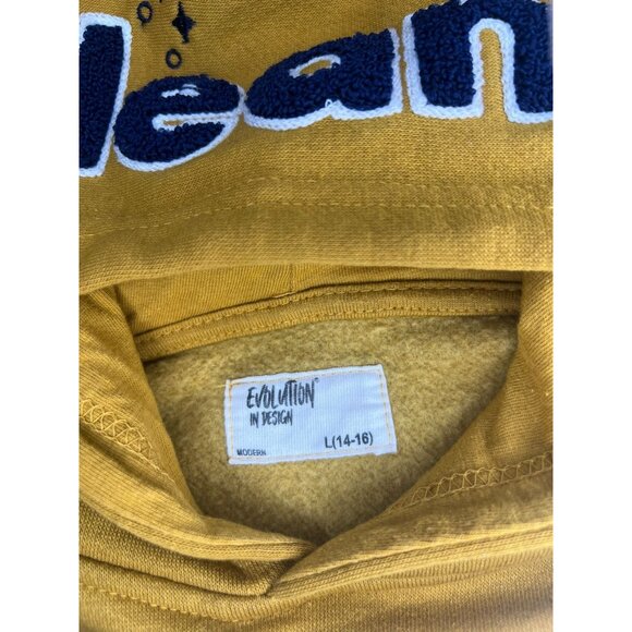 Evolution in Design Men's L(14-16) Hoodie Graphic "So Fresh So Clean" Yellow - Picture 5 of 6
